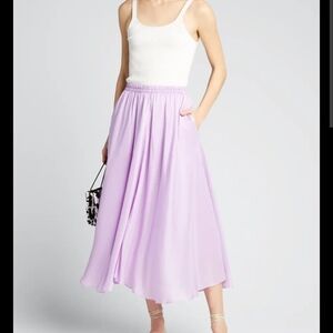 Vince Lilac A-Line Skirt